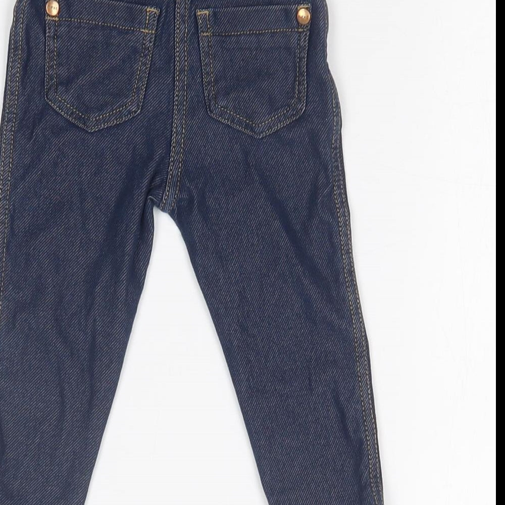 NEXT Girls Blue Leggings Size 9-12 Months