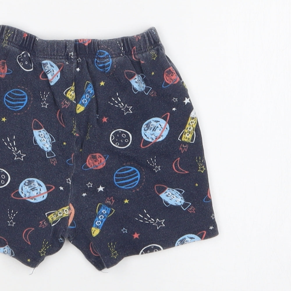 George Baby Blue Solid Sleep Shorts Size 18-24 Months