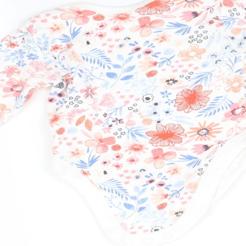 George Baby Multicoloured Floral Babygrow One-Piece Size 3-6 Months
