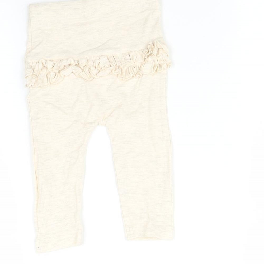 George Baby Beige Leggings Size 3-6 Months