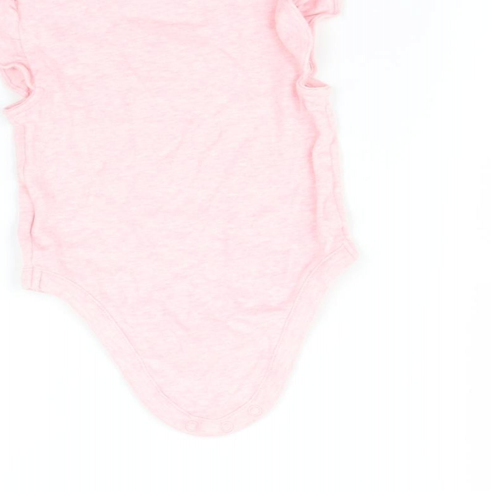 Mothercare Baby Pink Babygrow One-Piece Size 3-6 Months