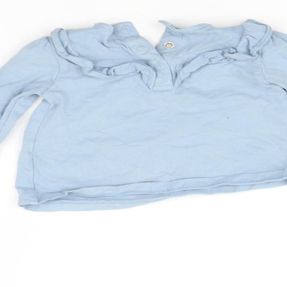 TU Baby Blue Basic T-Shirt Size 3-6 Months