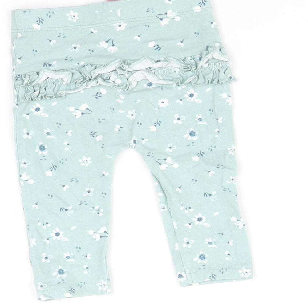 George Baby Blue Flecked Leggings Size 3-6 Months