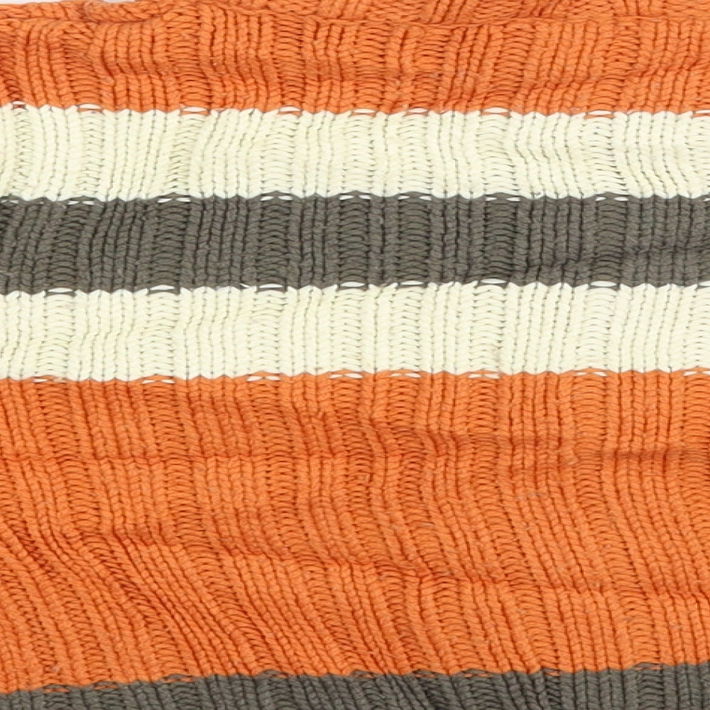Nkd Boys Brown Striped Full Zip Jumper