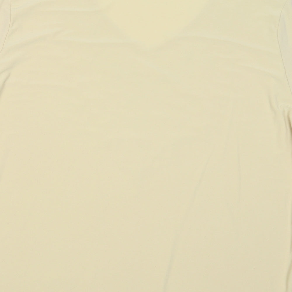 ALUST Womens Beige Basic Blouse Size 2XL