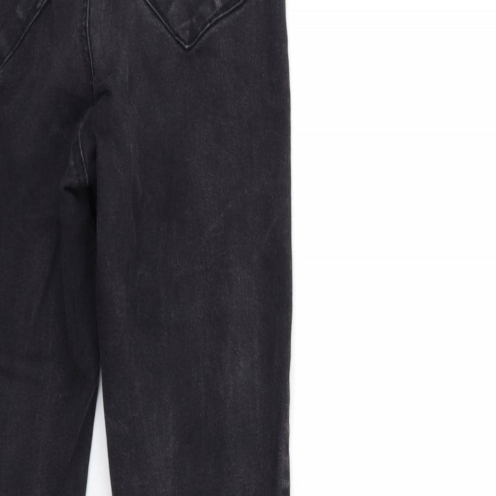 Denim & Co. Womens Grey Denim Skinny Jeans Size 12 L29 in