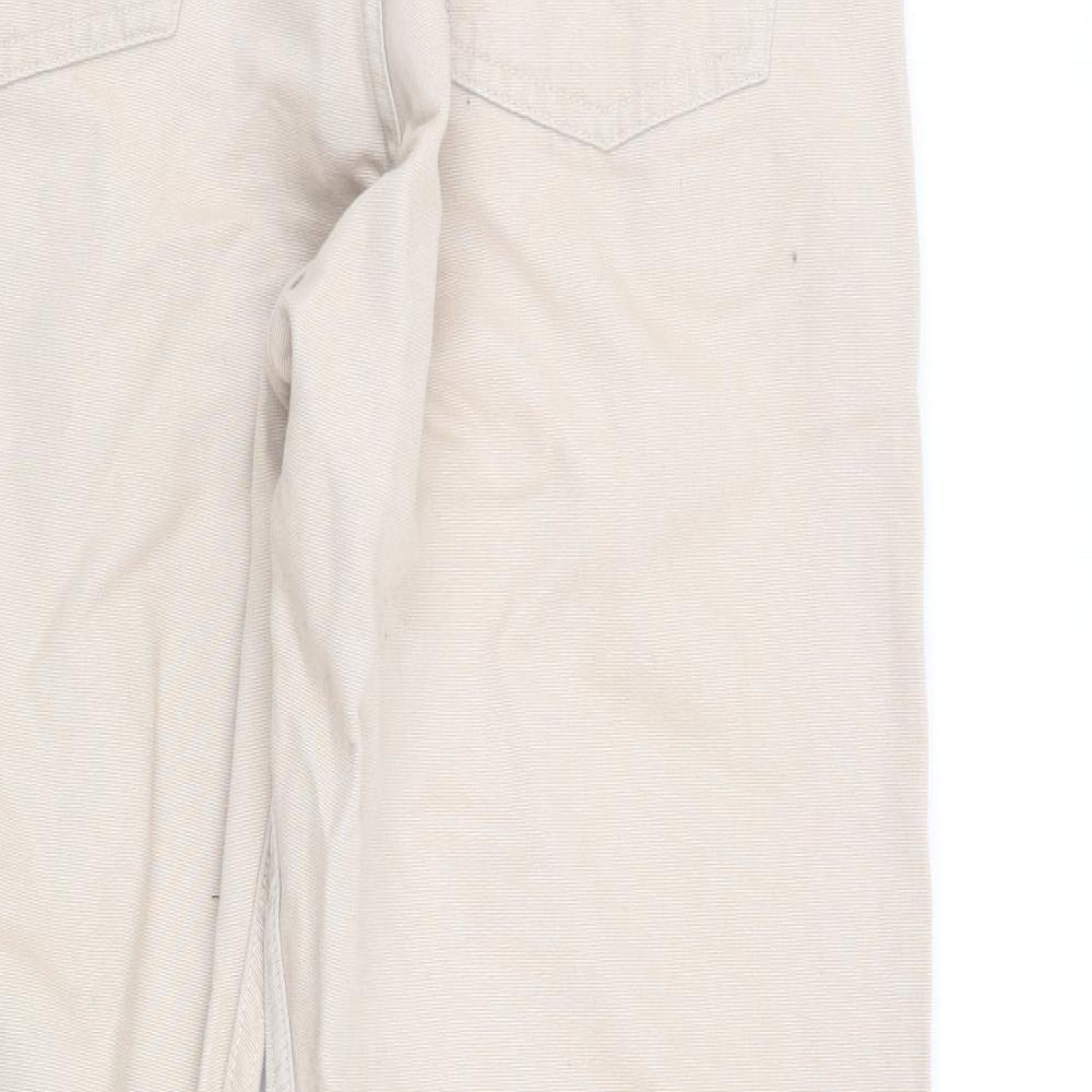 chen Mens Beige Straight Jeans Size 32 in L31 in