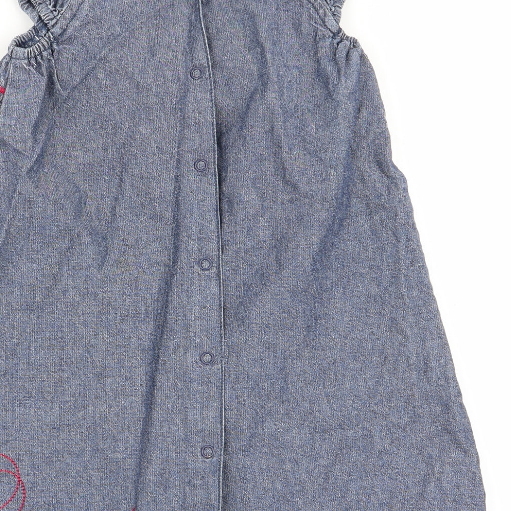 Vertbaudet Girls Blue Fit & Flare Size 2-3 Years