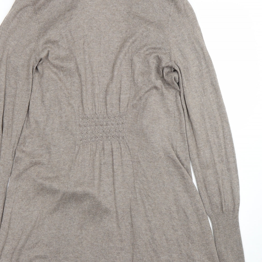 Taifun Womens Brown Cardigan Jumper Size M