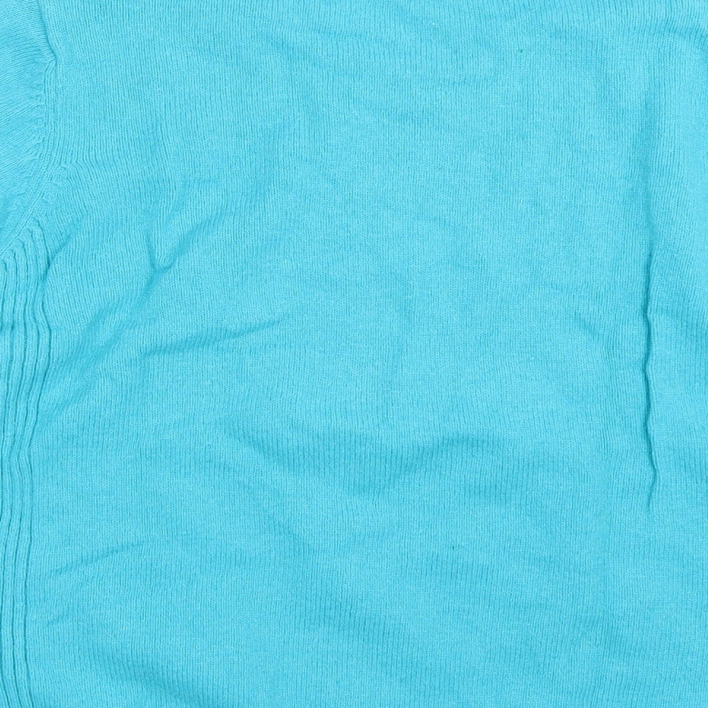 isle essentials Womens Blue Pullover Jumper Size M