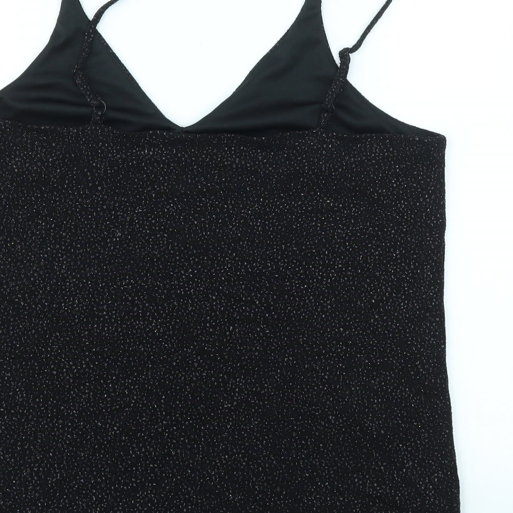 F&F Womens Black Basic Blouse Size 12