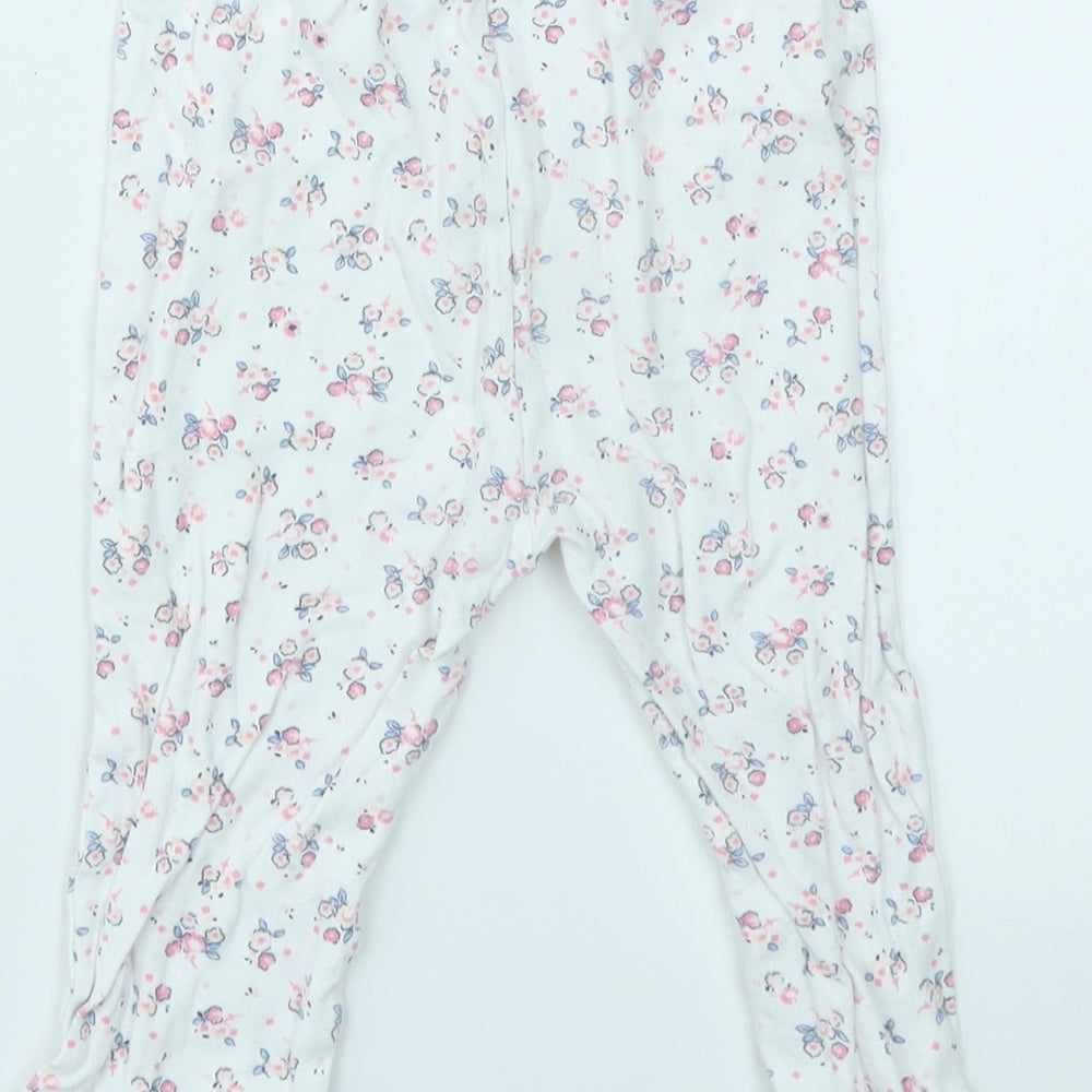 George Girls Multicoloured Floral Basic T-Shirt Size 18-24 Months