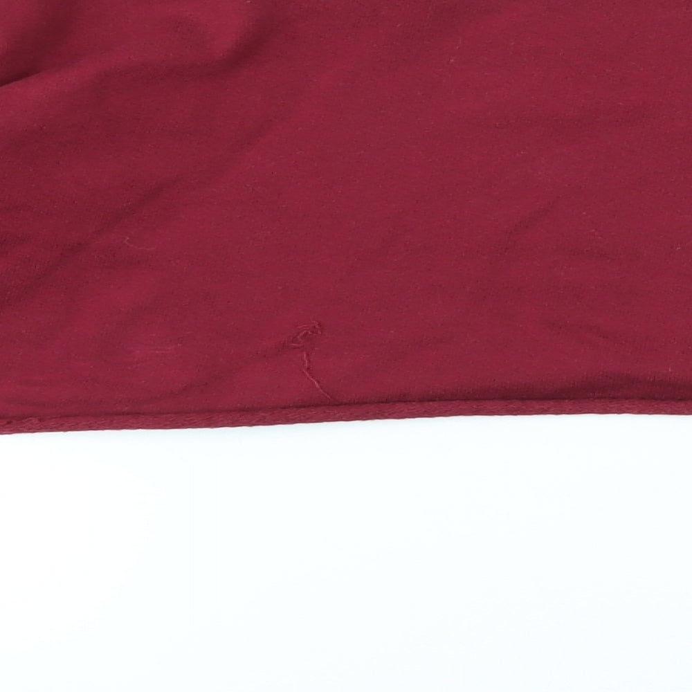 PRETTY LITLE THING Womens Purple Henley Sweatshirt Size 8