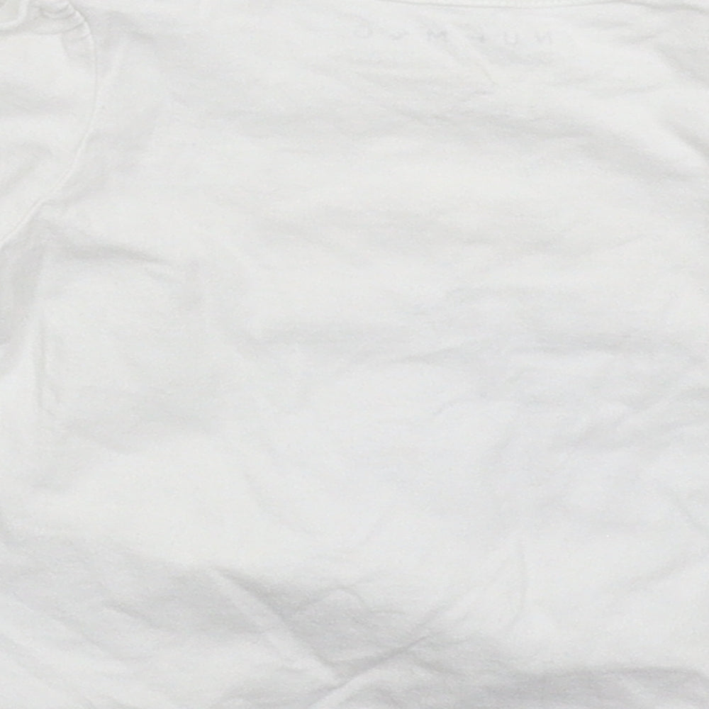 Nutmeg Girls White Basic T-Shirt Size 6-9 Months