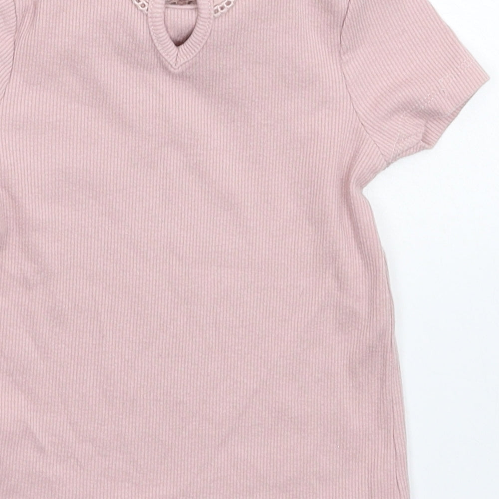 TU Baby Pink Basic T-Shirt Size 18-24 Months