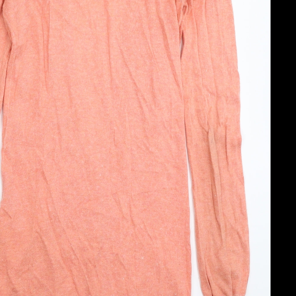 Miss Selfridge Womens Pink Knit Cardigan Jumper Size 8