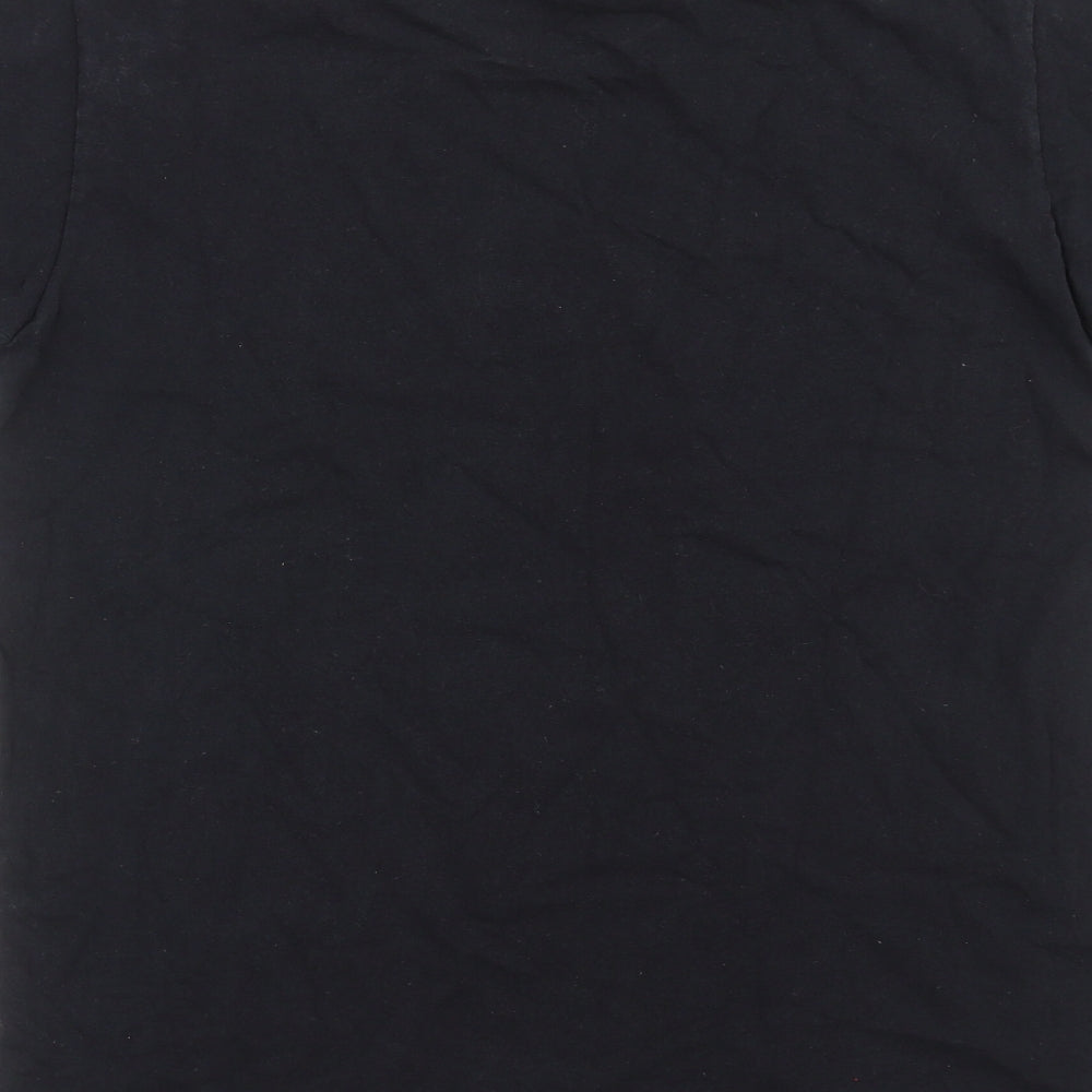 Fruit of the Loom Mens Black T-Shirt Size S