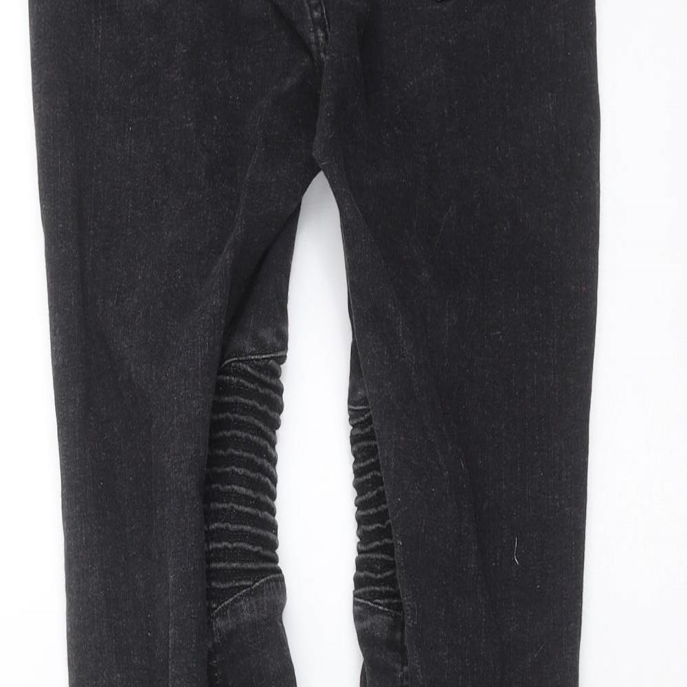 Marks & Spencer Womens Grey Denim Skinny Jeans Size 10 L27 in