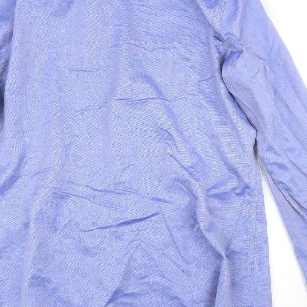 Charles Tyrwhitt Mens Blue Button-Up Size 36