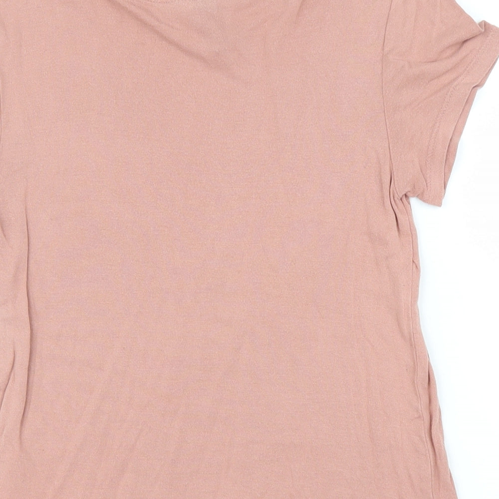 H&M Girls Pink Basic T-Shirt Size XS