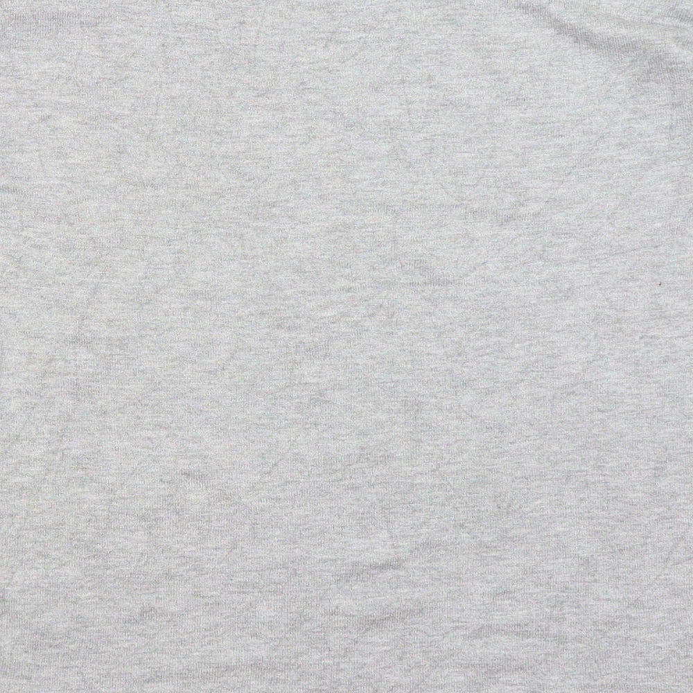 Warehouse Womens Grey Basic T-Shirt Size 8