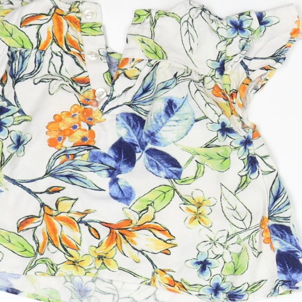 Nutmeg Girls Multicoloured Floral Basic Blouse Size 18-24 Months