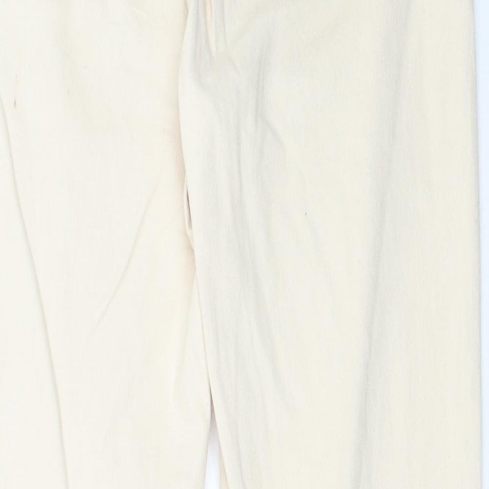 Kley Womens Ivory Straight Jeans Size 8 L26.5 in