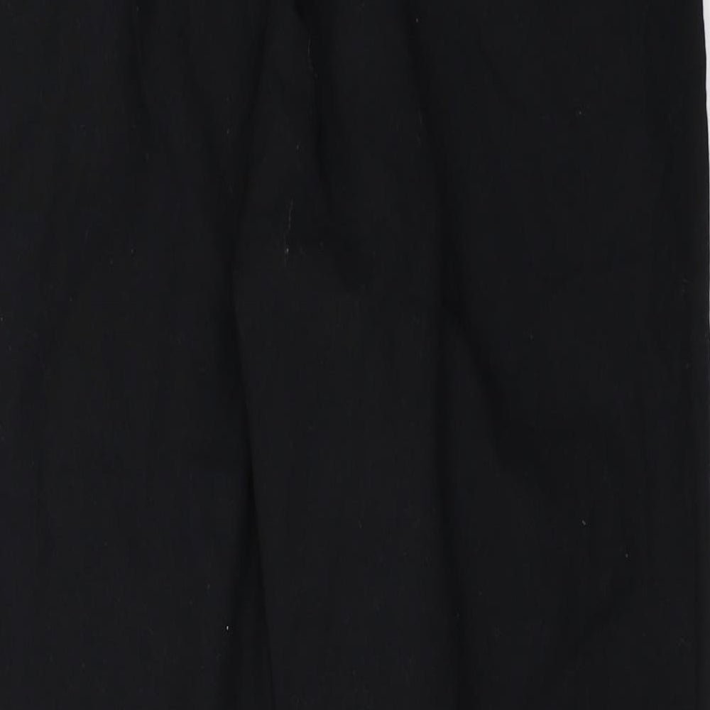 H&M Womens Black Capri Trousers Size 44 L25 in