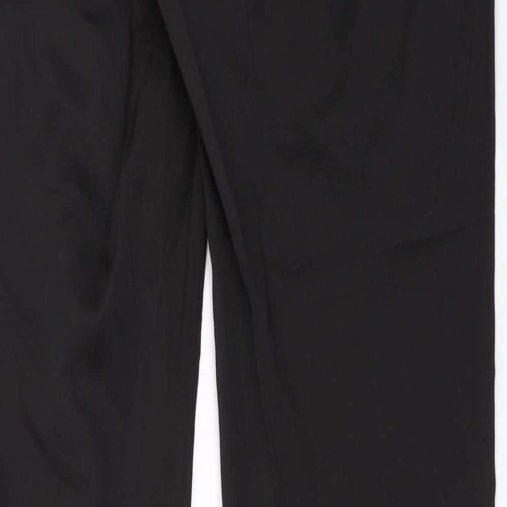 RESERVED Womens Black Trousers Size 38 L33 in