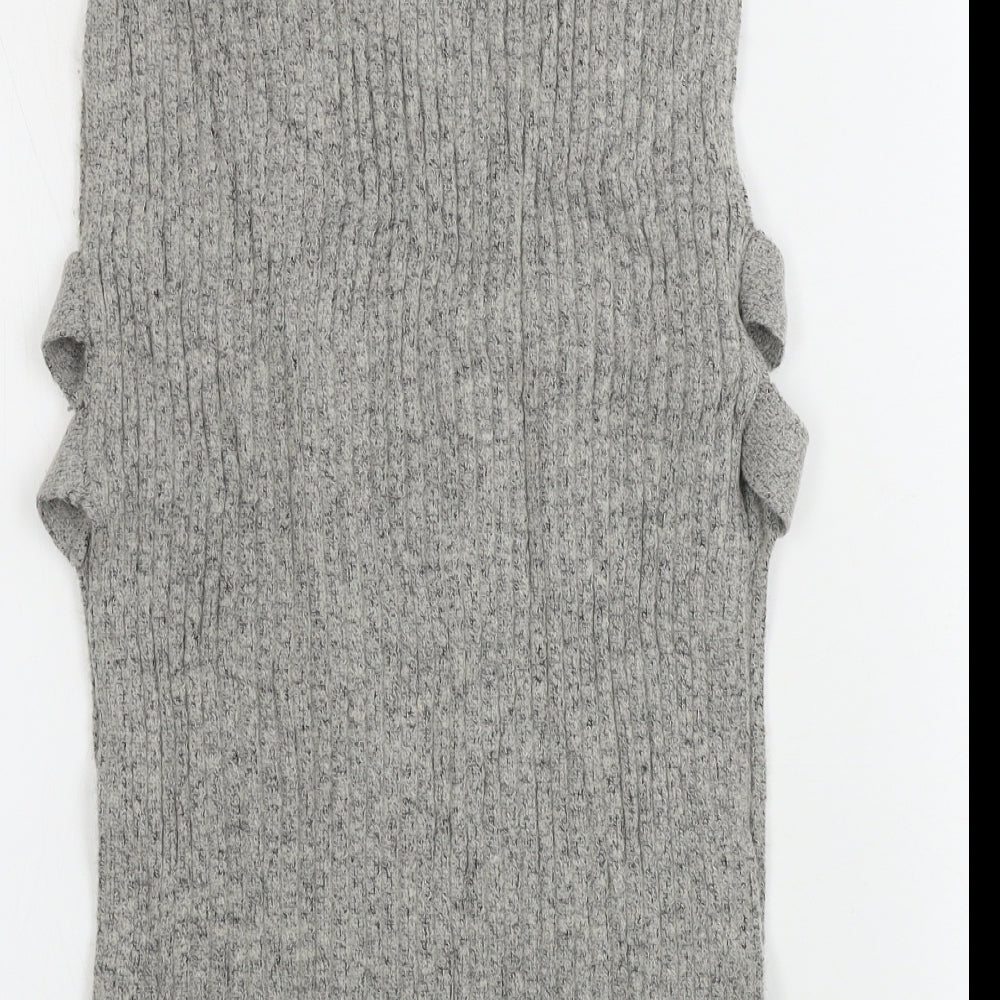 Micha Lounge Womens Grey Pullover Jumper Size S