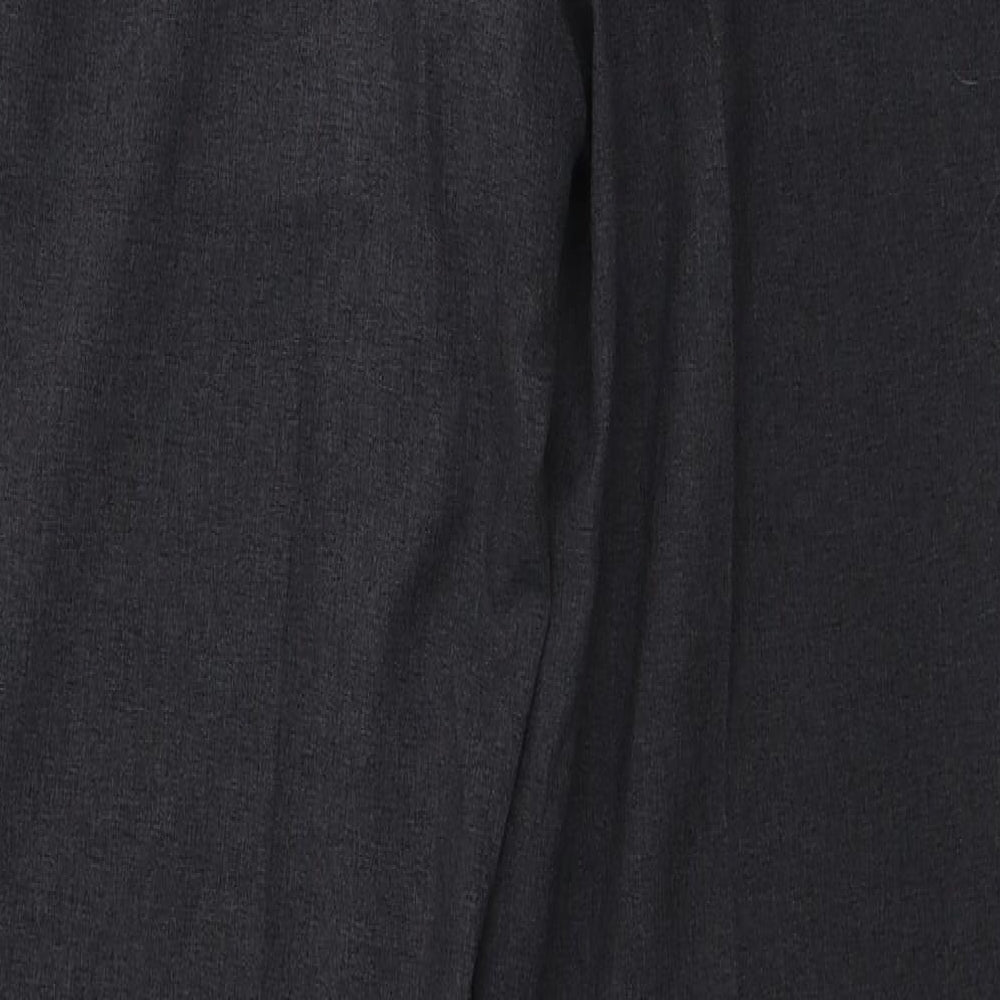 Marks & Spencer Womens Grey Trousers Size 10 L28 in