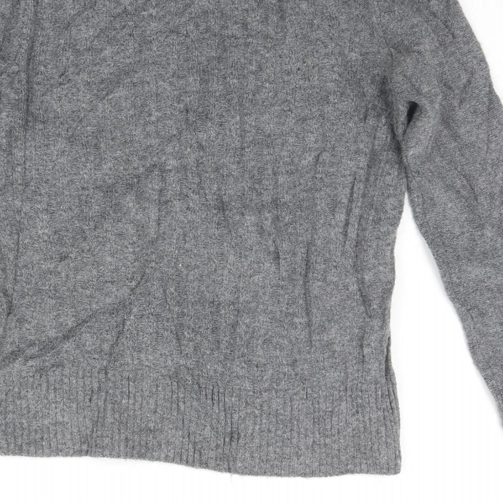 Topshop Womens Grey Pullover Jumper Size 10