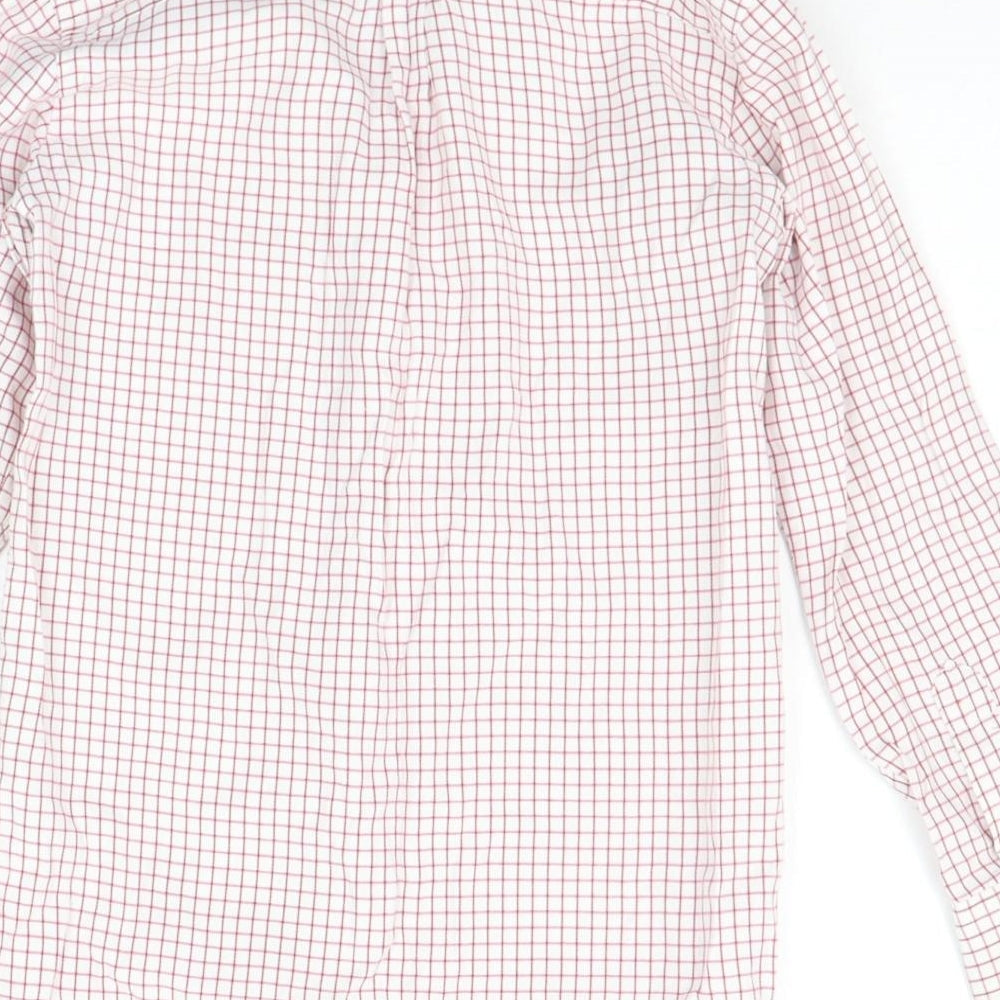 Penny Boys White Check Basic Button-Up Size 12 Years