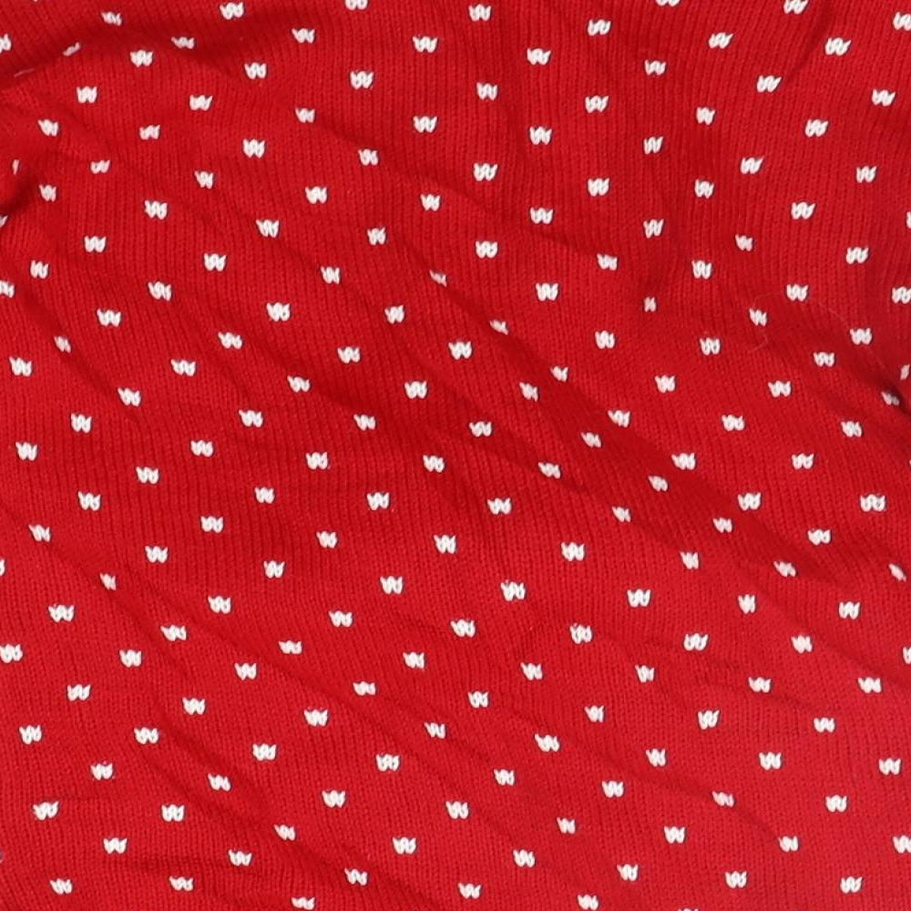 Impluse Boys Red Polka Dot Pullover Hoodie Size 9-10 Years - CHRISTMAS
