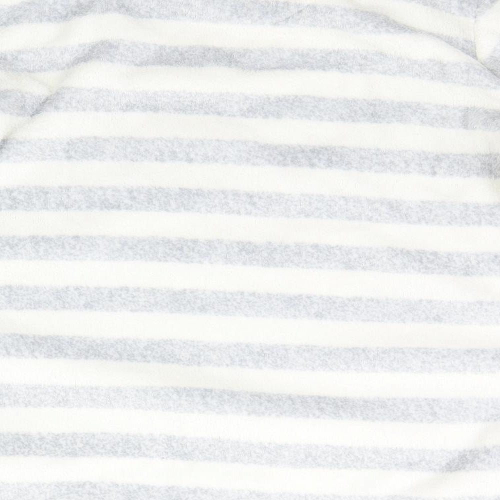 LOVE TO LOUNGE Womens Grey Striped Top Pyjama Set Size S - MICKEY MOUSE