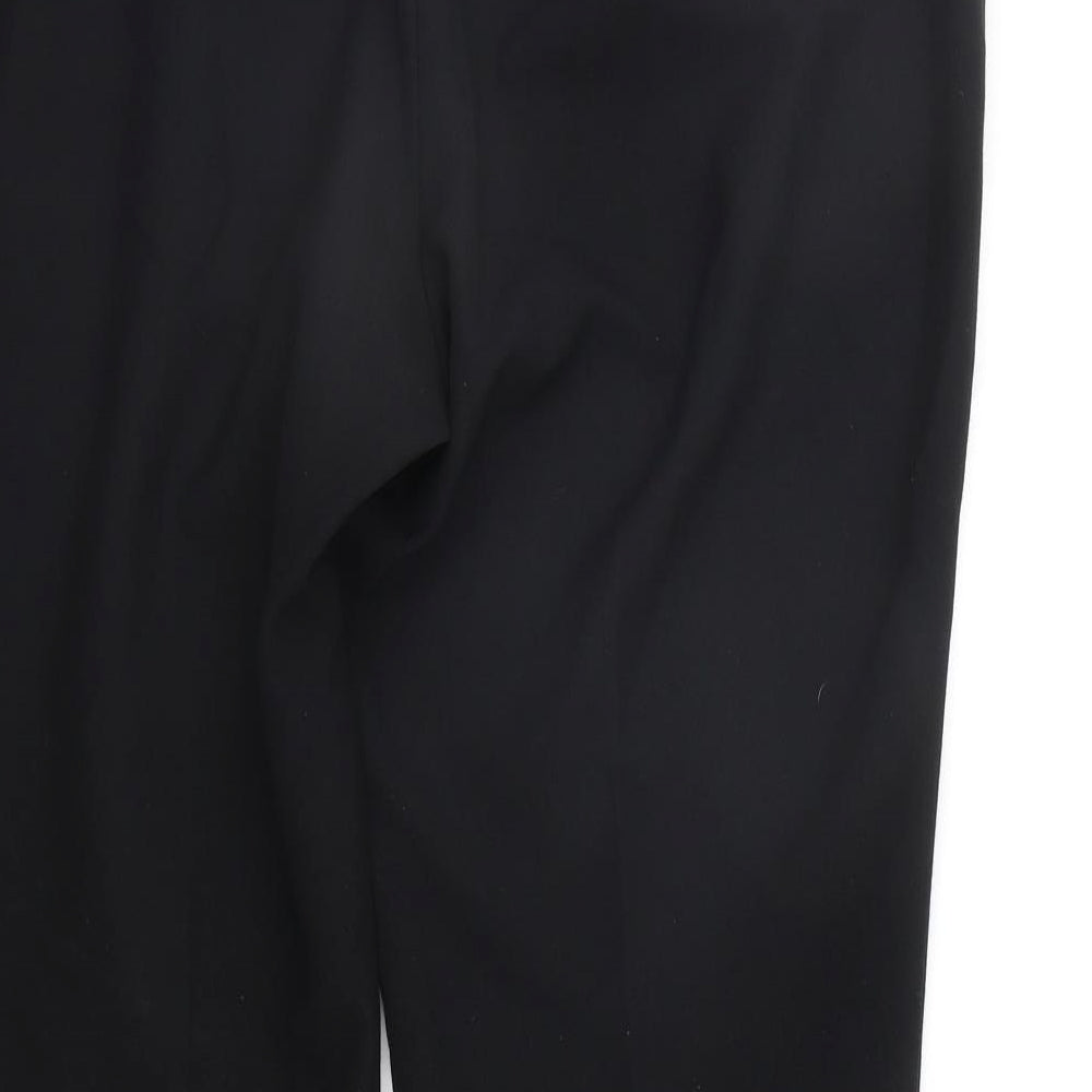 Marks & Spencer Womens Black Trousers Size 16 L25 in