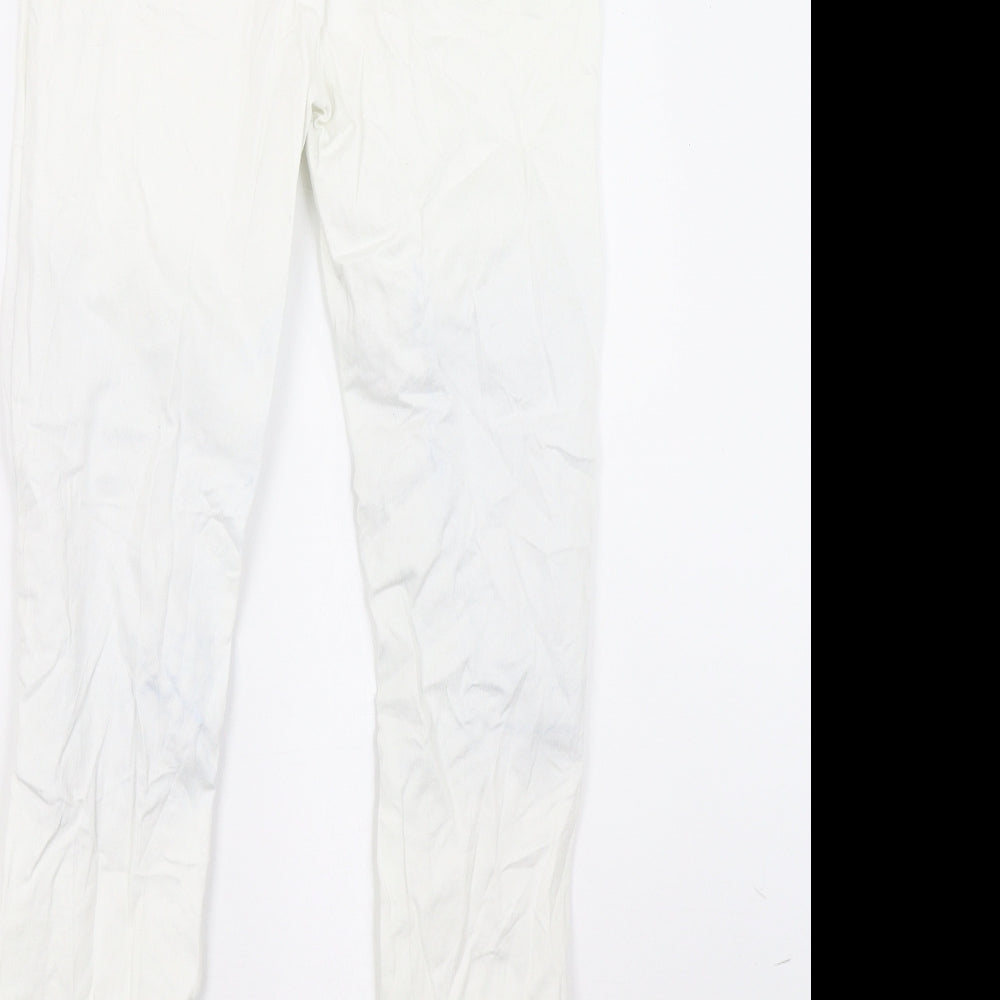 luizacco Womens White Trousers Size M L26 in