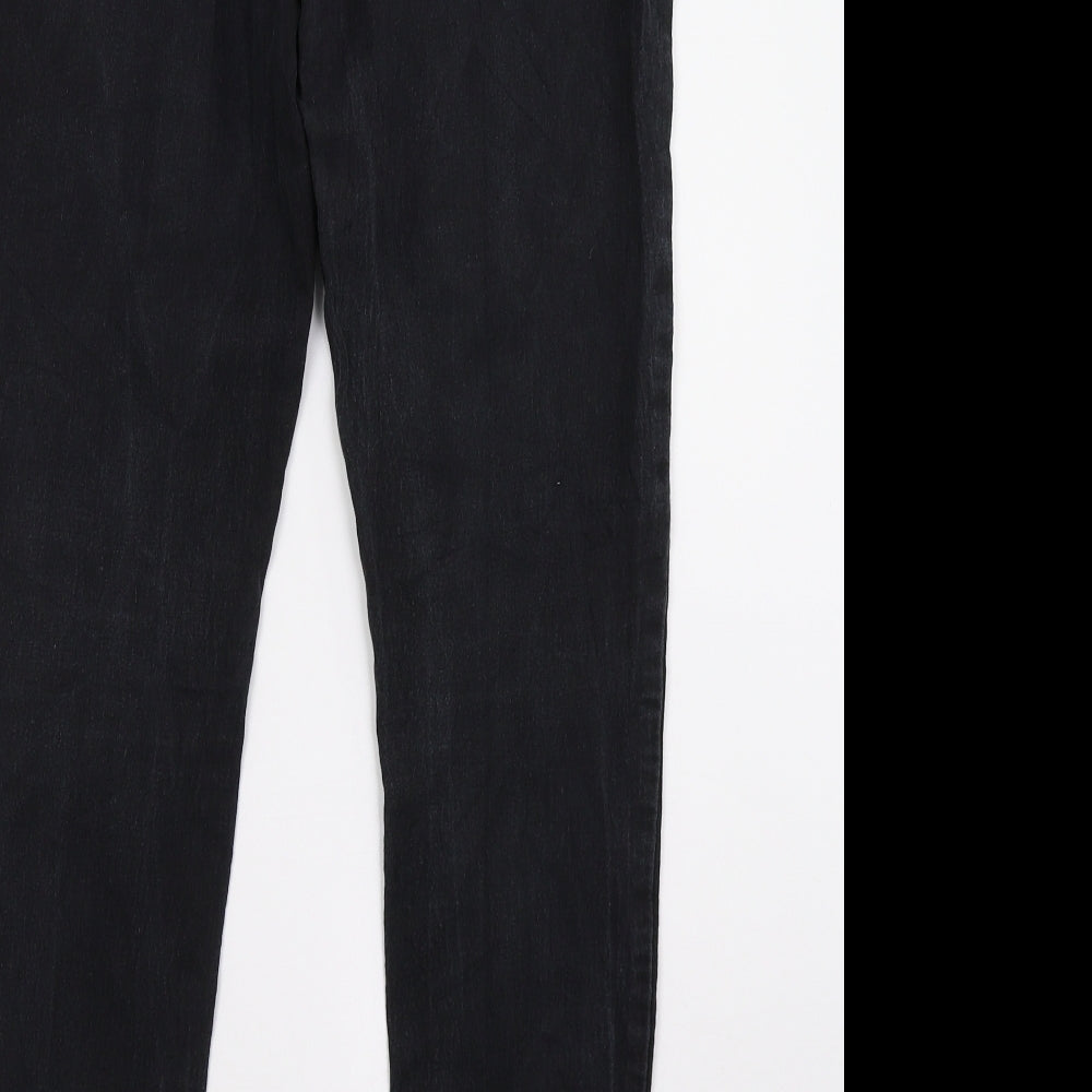 Primark Womens Black Denim Skinny Jeans Size 10 L30 in