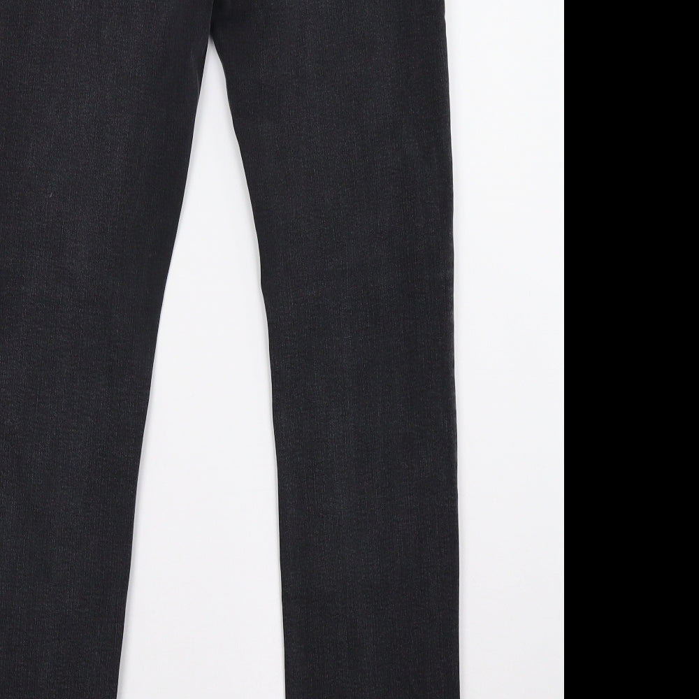 priamrk Womens Black Denim Straight Jeans Size 26 L32 in