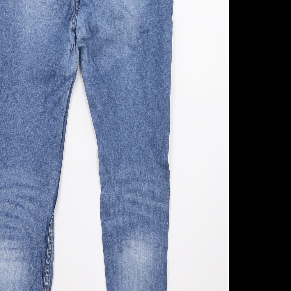 fb sister Womens Blue Denim Straight Jeans Size 29 L29 in
