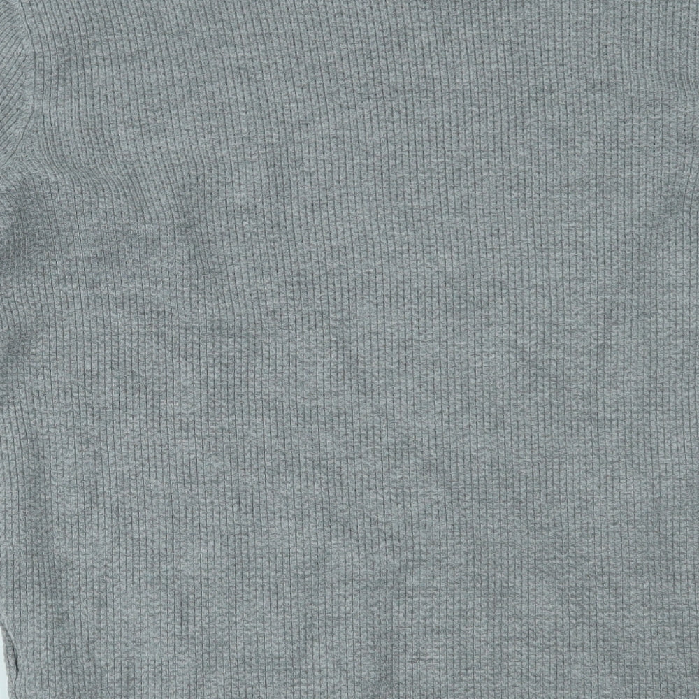 Nines Mens Grey Pullover Jumper Size M