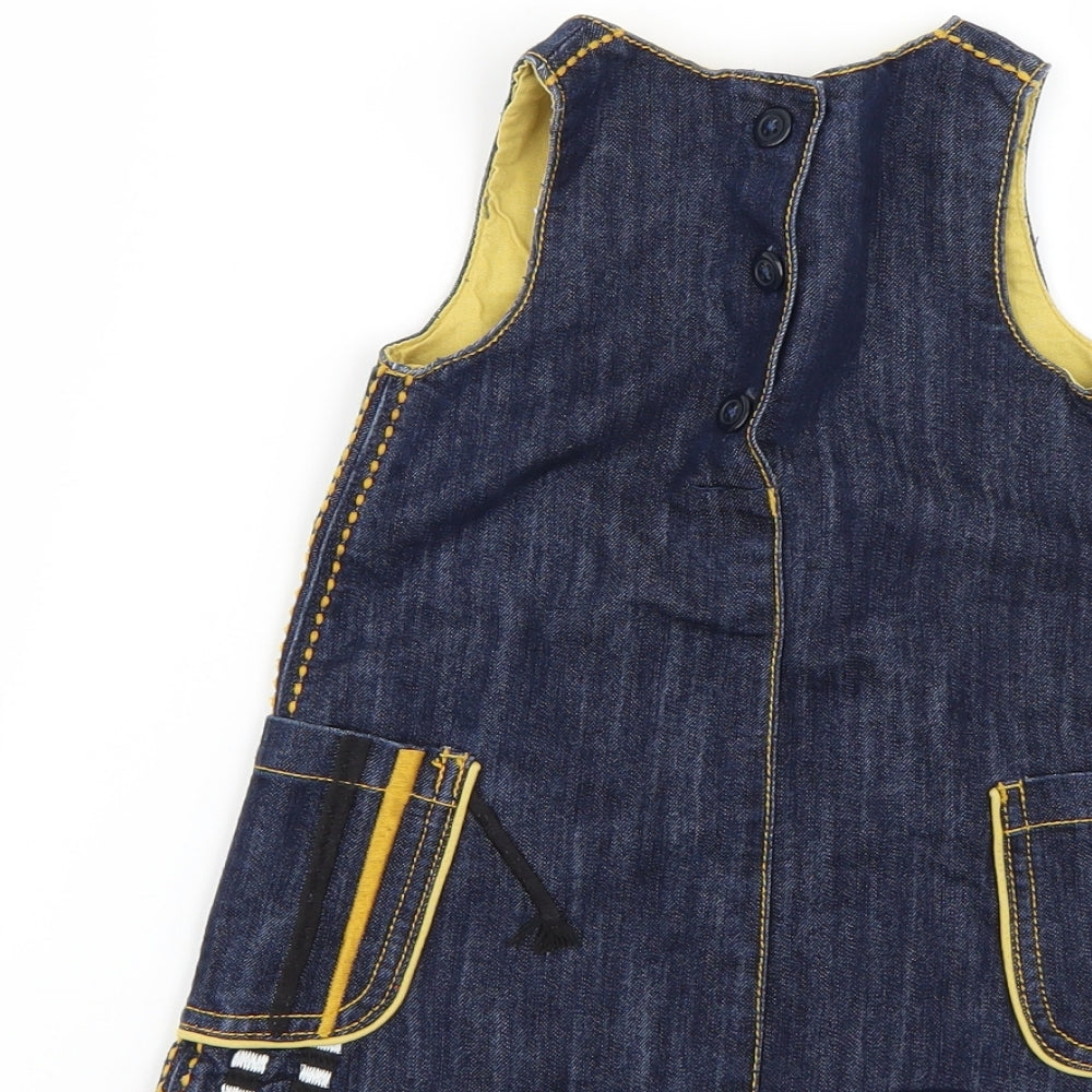 NEXT Baby Blue Dungaree One-Piece