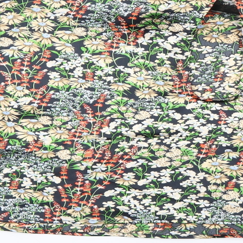 H&M Womens Multicoloured Floral Basic Blouse Size XL