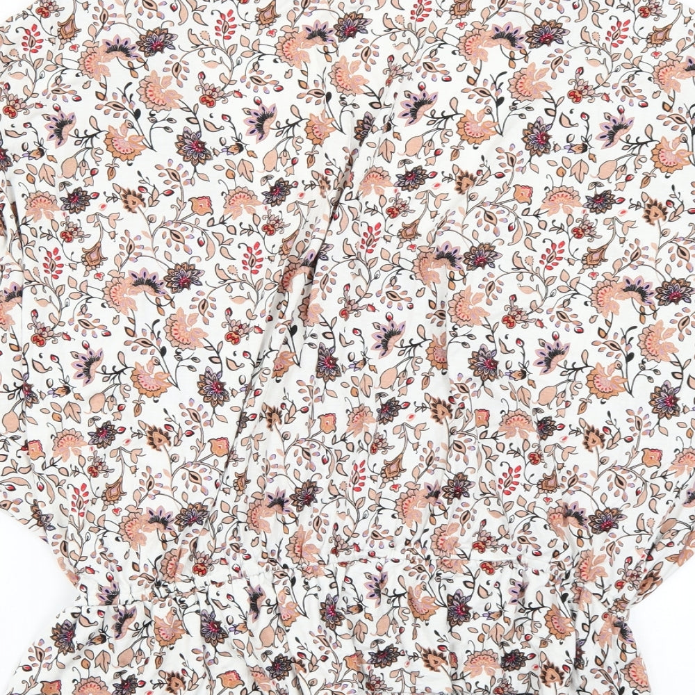 Very Womens Multicoloured Floral Basic Blouse Size 14
