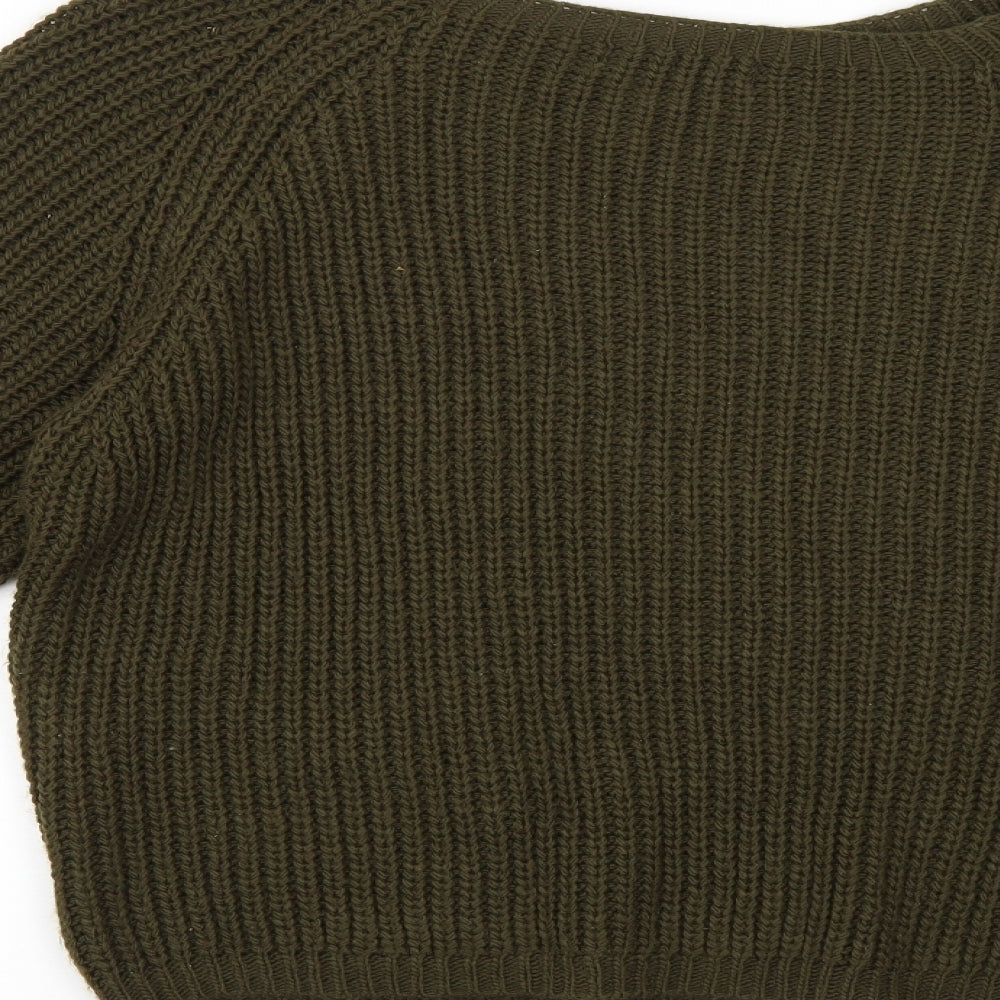 miss pap Womens Green Pullover Jumper Size S