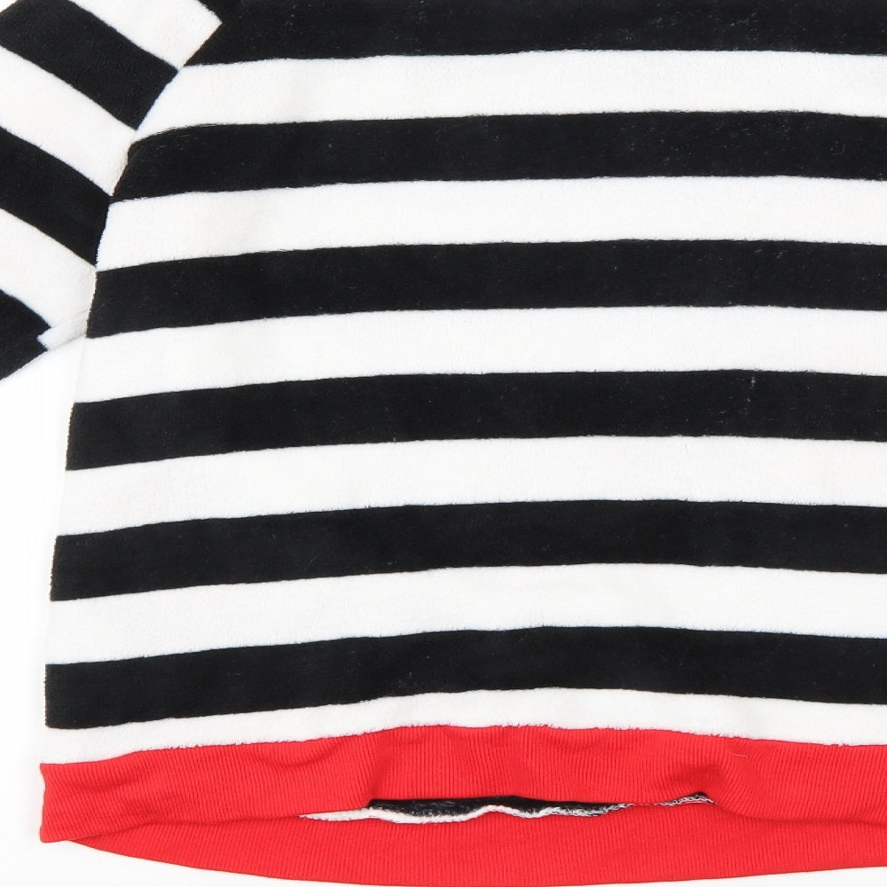 Disney Womens Multicoloured Striped Top Pyjama Top Size 10 - Disney