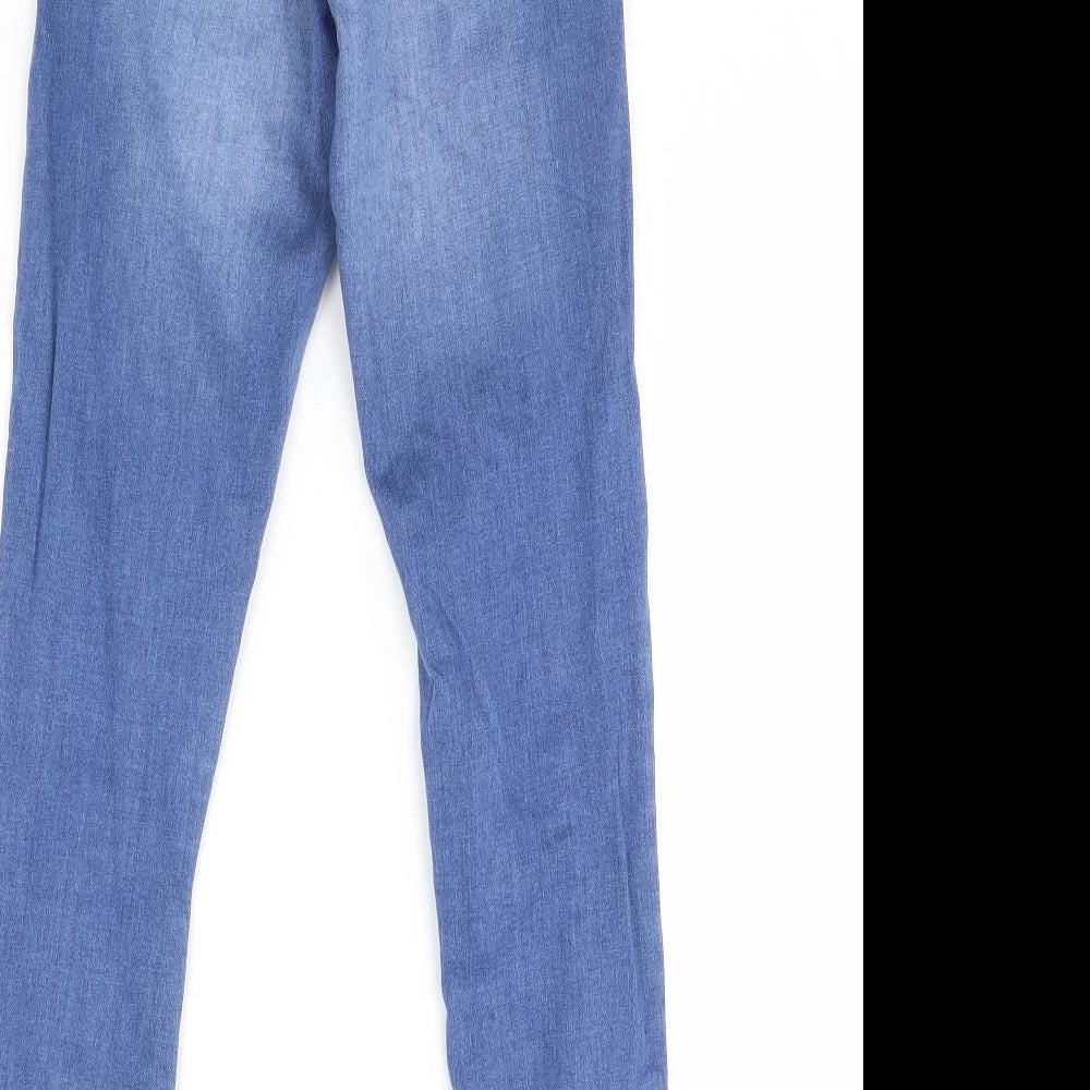 Topshop Womens Blue Denim Jegging Jeans Size 24 in L26 in