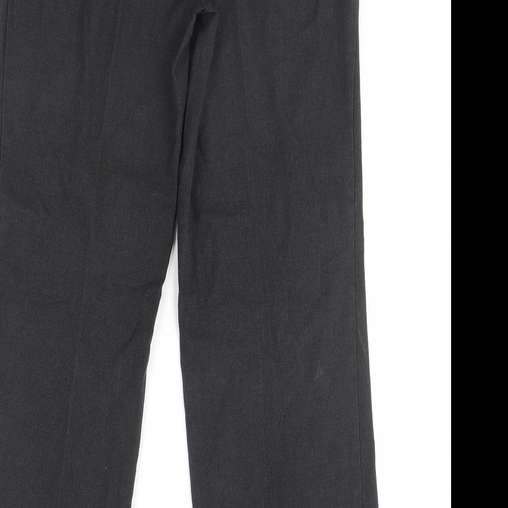 Next Womens Grey Trousers Size 8 L31 in