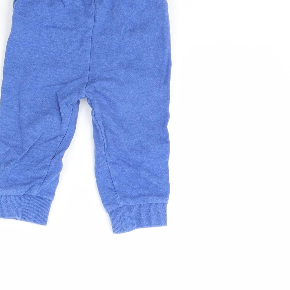 Mini Club Boys Blue Jogger Trousers Size 9 Months