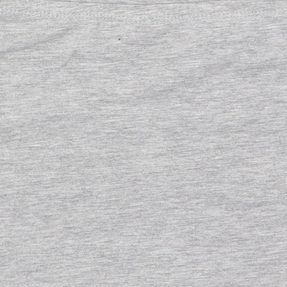 New Look Womens Grey Cropped T-Shirt Size S